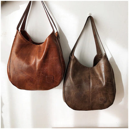 Women's Leather Handbag - Luxury