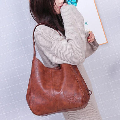 Women's Leather Handbag - Luxury