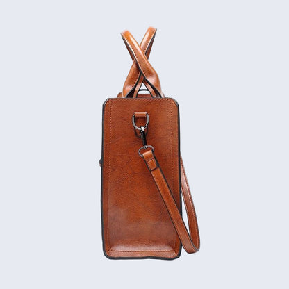 Women's Leather Handbag - Bela