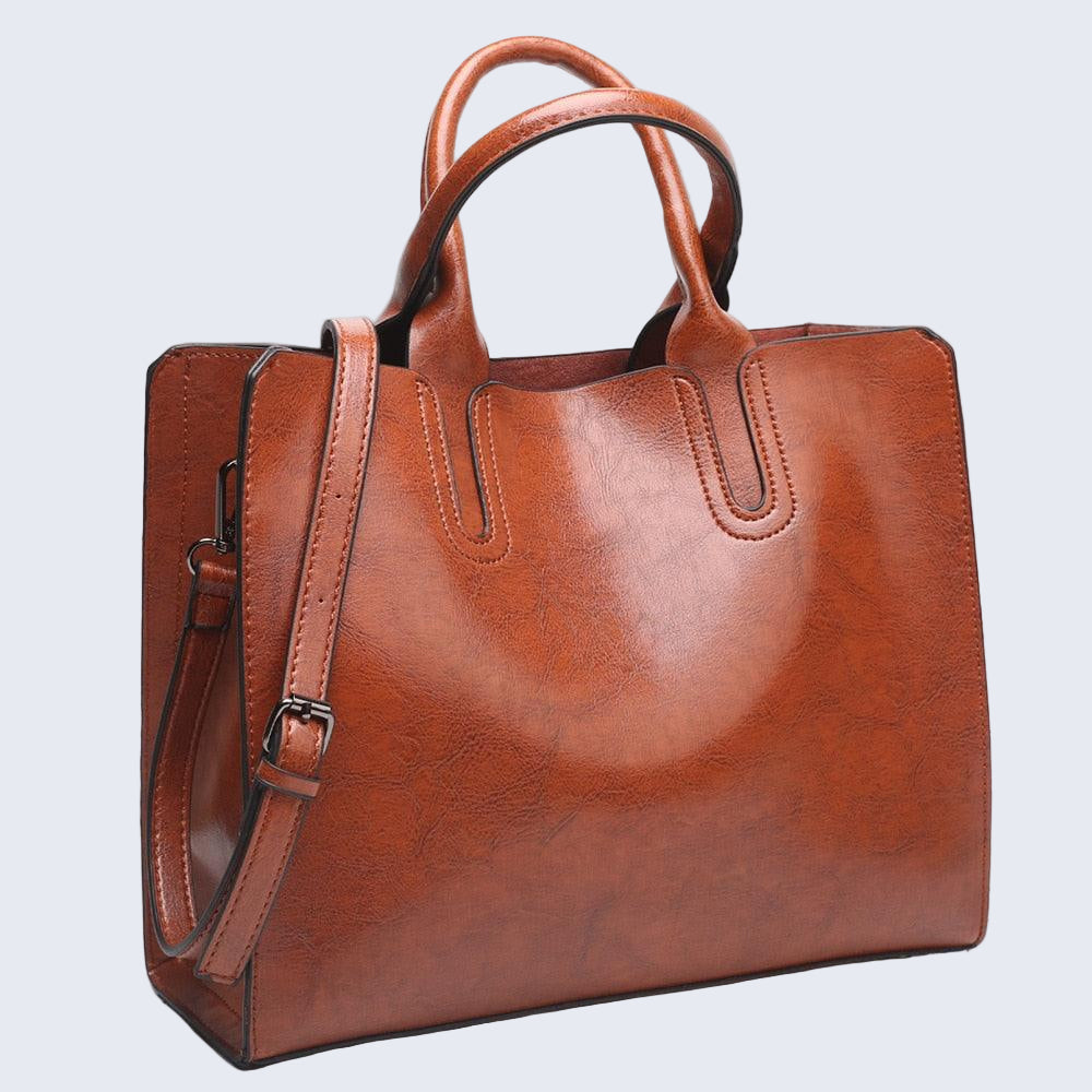 Women's Leather Handbag - Bela
