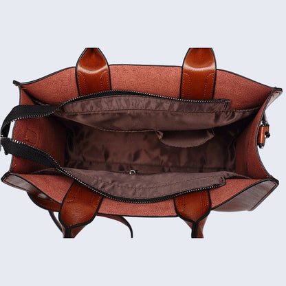 Women's Leather Handbag - Bela