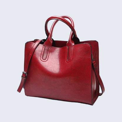 Women's Leather Handbag - Bela