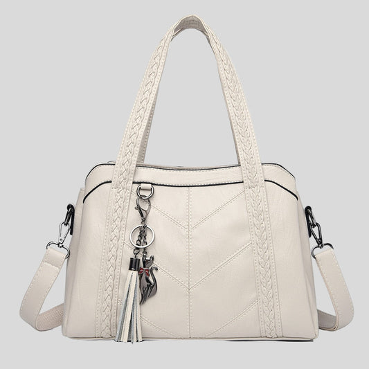 Women's Leather Handbag - Paris