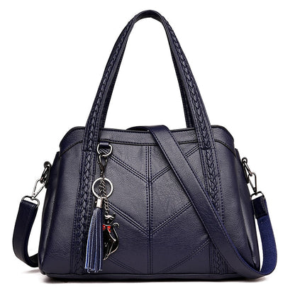 Women's Leather Handbag - Paris