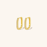 Aretes de Aro Ovalados Melissa
