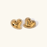 Aretes de Corazón Holly
