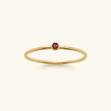 Anillo Amelia Birthstone Stacker