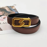 Women's Genuine Leather Belt - Amalfi