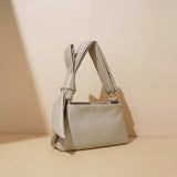 Leather Crossbody Bow Bag Hilda