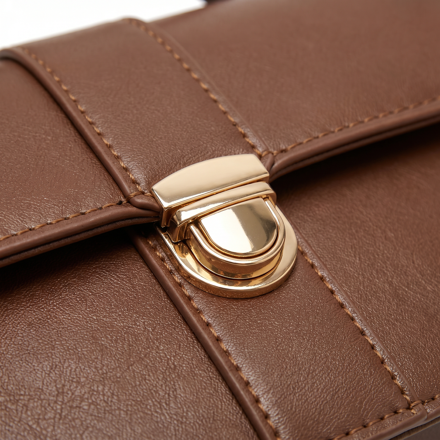Women's Genuine Leather Handbag with Structured Top Handle – Amelia