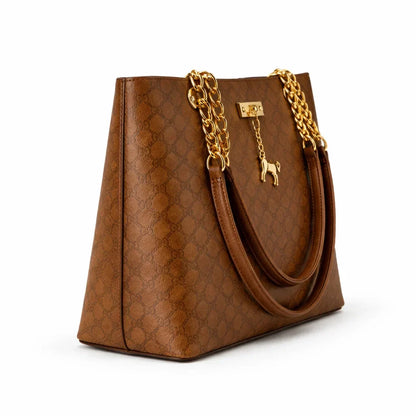 Women's Genuine Leather Handbag with Chain Strap – Palermo