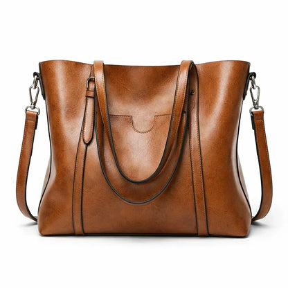 Women's Structured Premium Leather Crossbody Bag – Nápoles