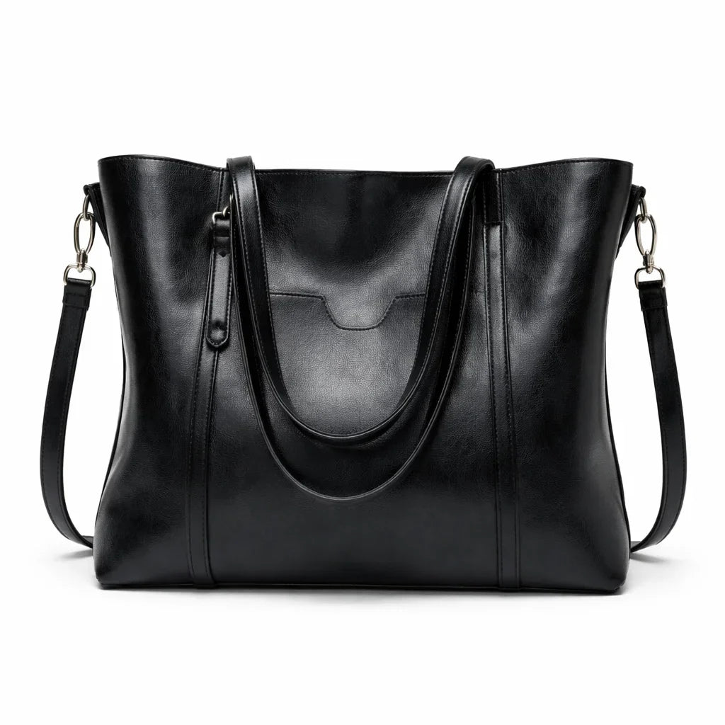 Women's Structured Premium Leather Crossbody Bag – Nápoles
