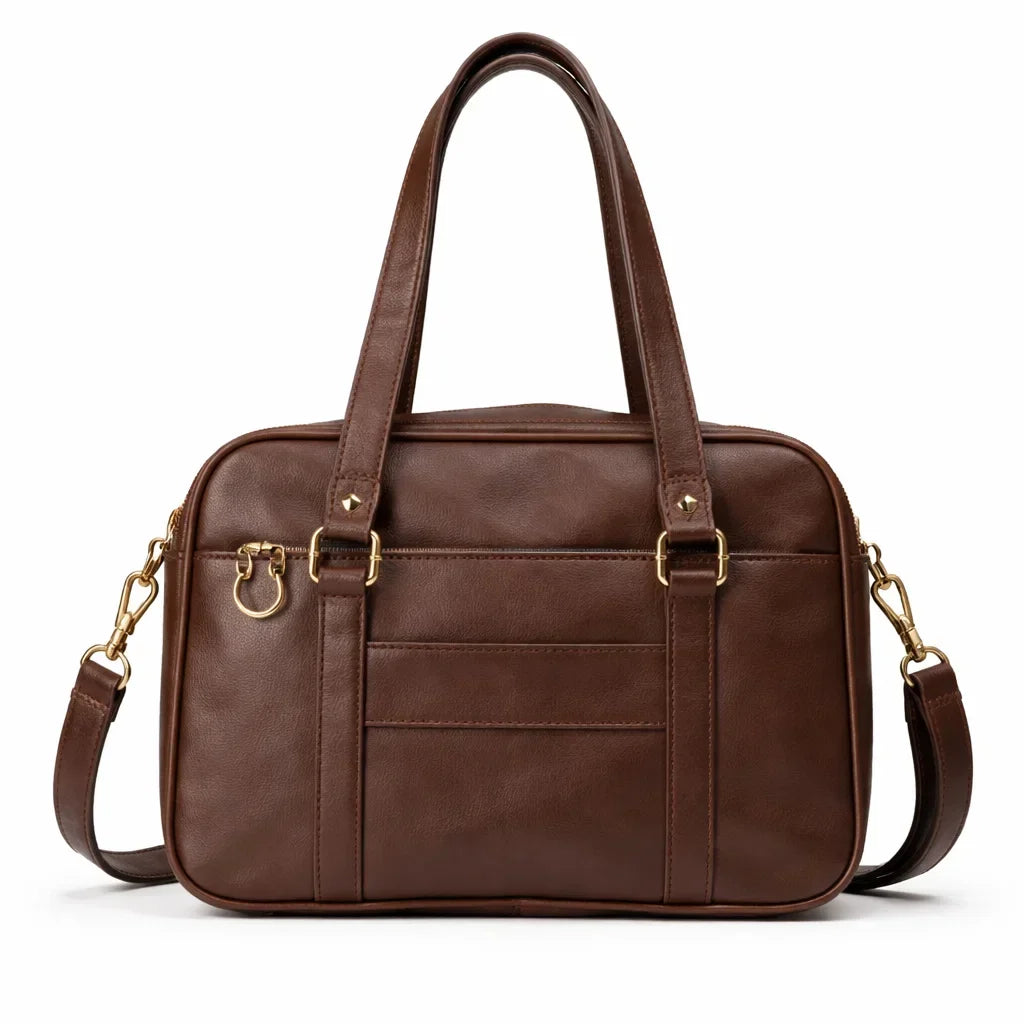 Women's Structured Genuine Leather Crossbody Bag – Windsor