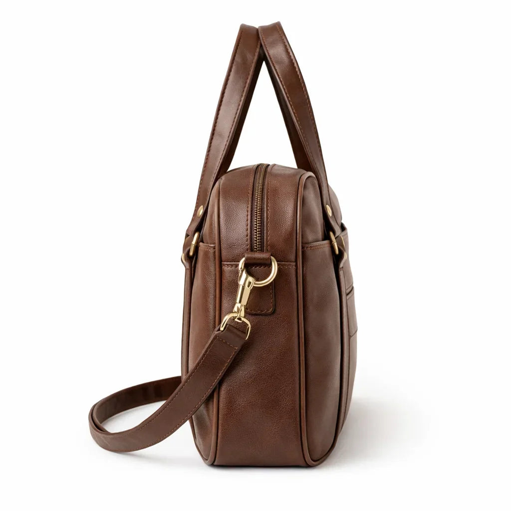 Women's Structured Genuine Leather Crossbody Bag – Windsor