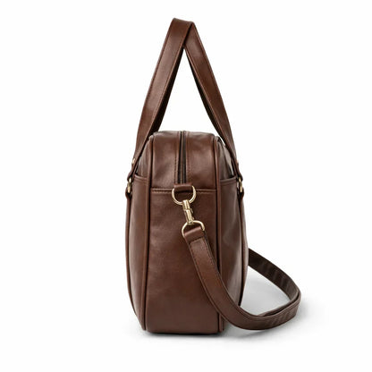 Women's Structured Genuine Leather Crossbody Bag – Windsor