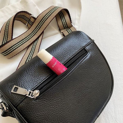 Compact Women's Leather Handbag - Elegance