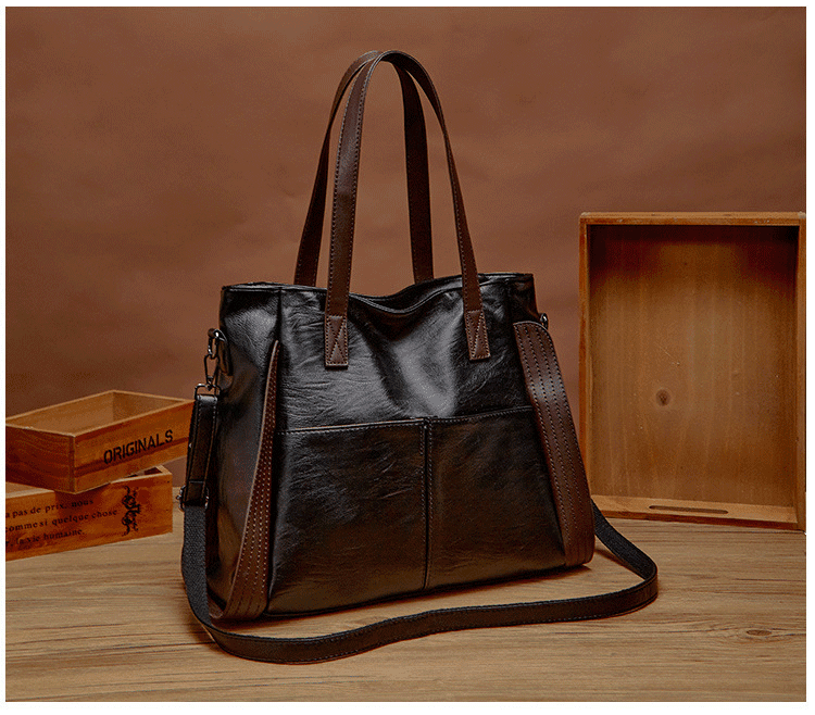 Women's Leather Handbag - Sofia
