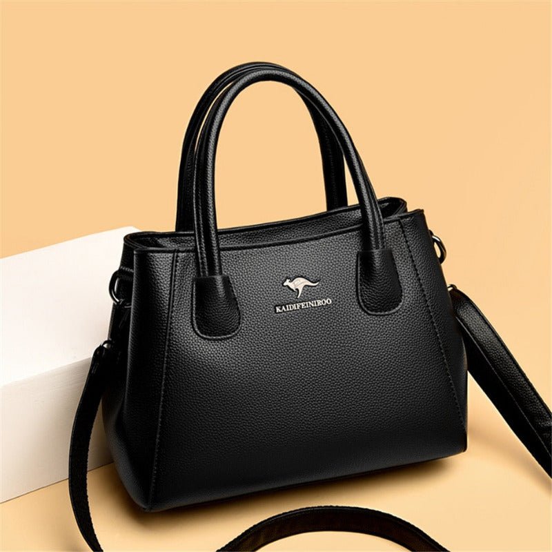 Women's Genuine Leather Crossbody Bag - Patrícia