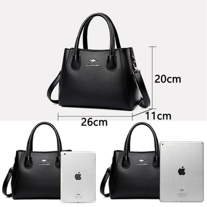 Women's Genuine Leather Crossbody Bag - Patrícia