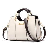 Luxurious Women's Leather Crossbody Bag - Atena