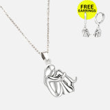 Aretes Wynter™ Hug Pendant Matching